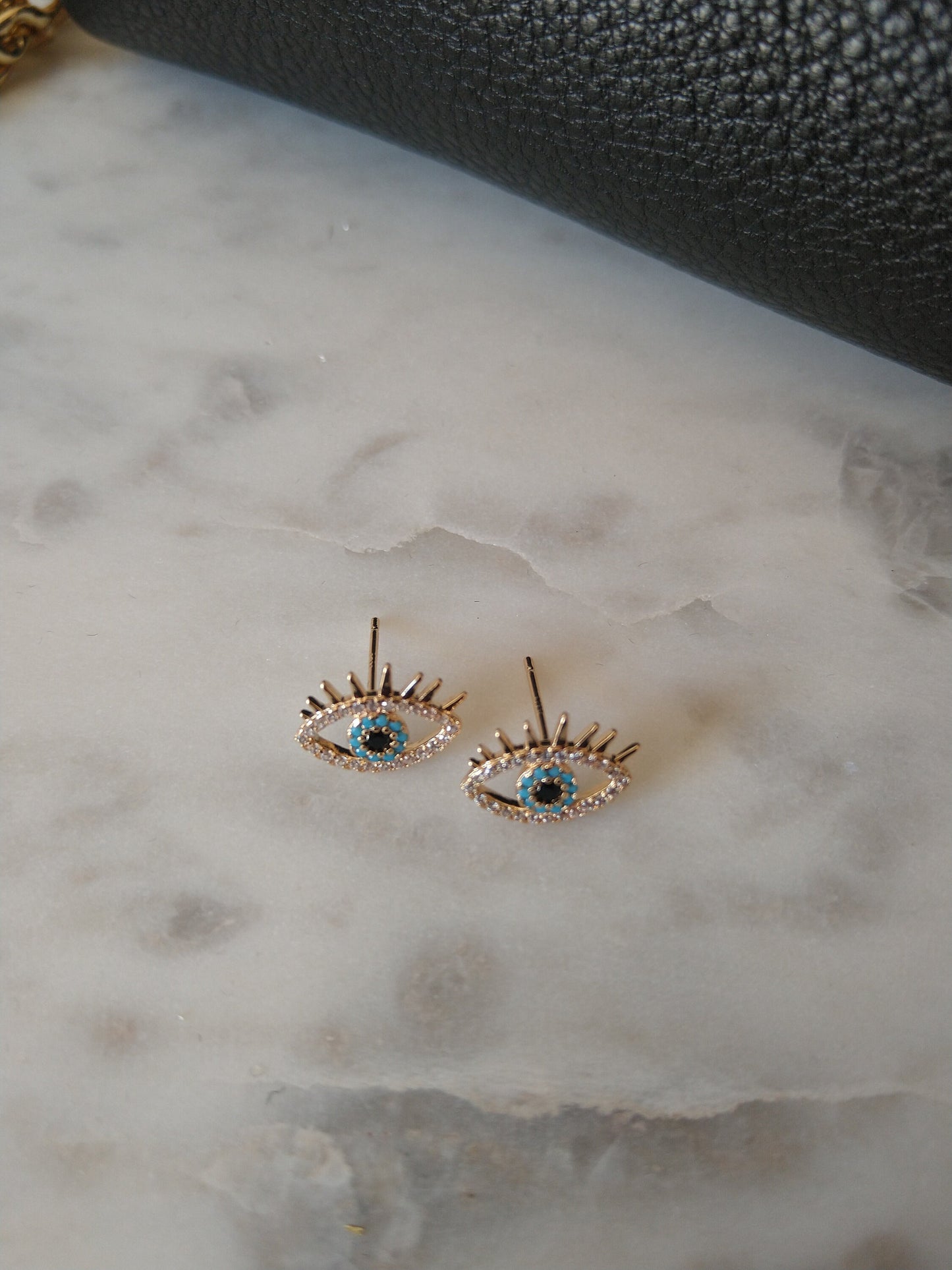 Evil eye studs