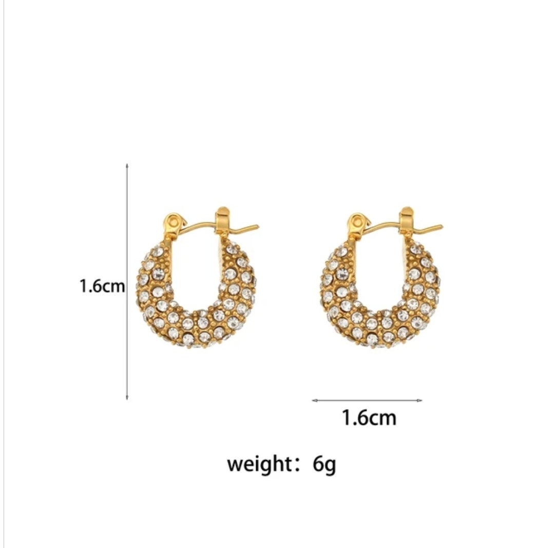 diamond earring measurements