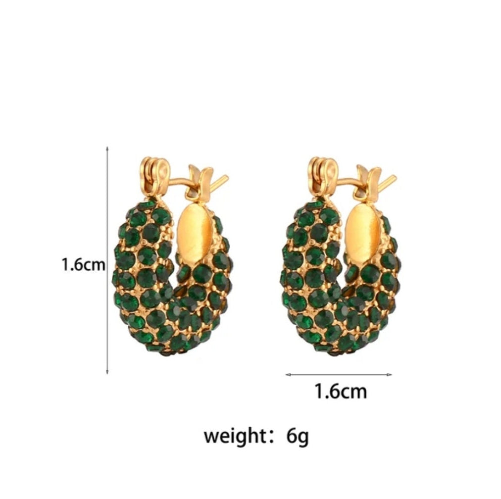 huggie earring measurements