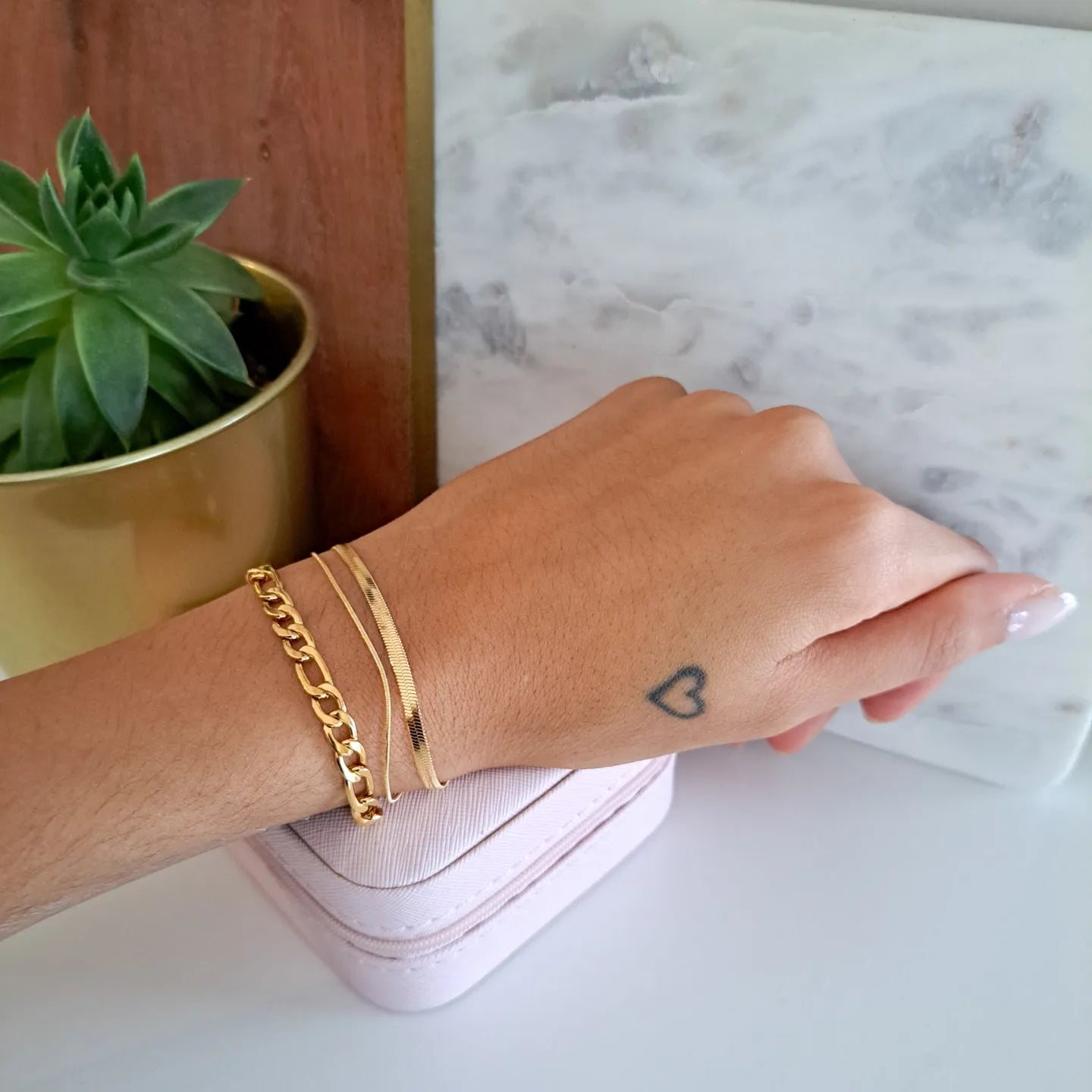 gold bracelets, layered bracelet 