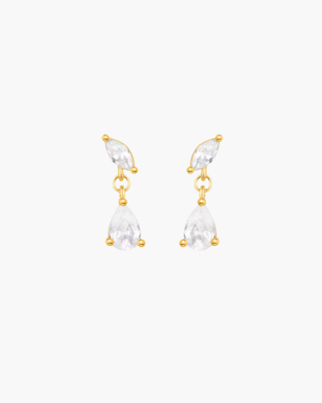 Drop down earrings