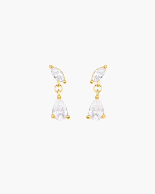 Drop down earrings