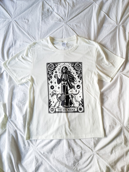 Dog mom tarot card t-shirt