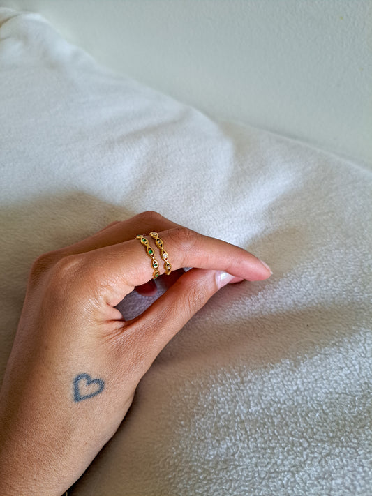 Dainty Evil Eye Rings