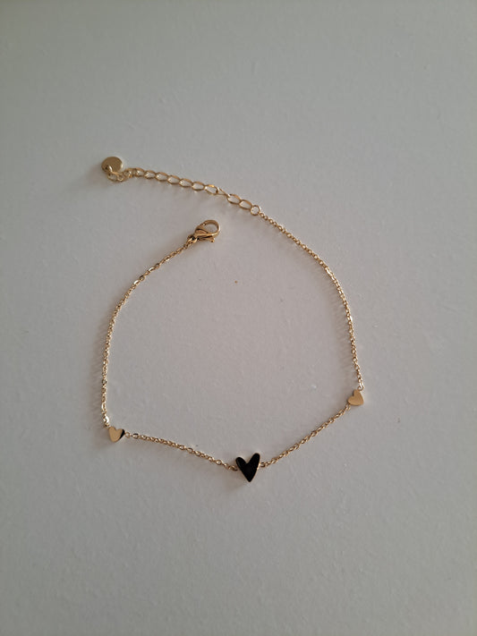 Floating Heart Bracelet