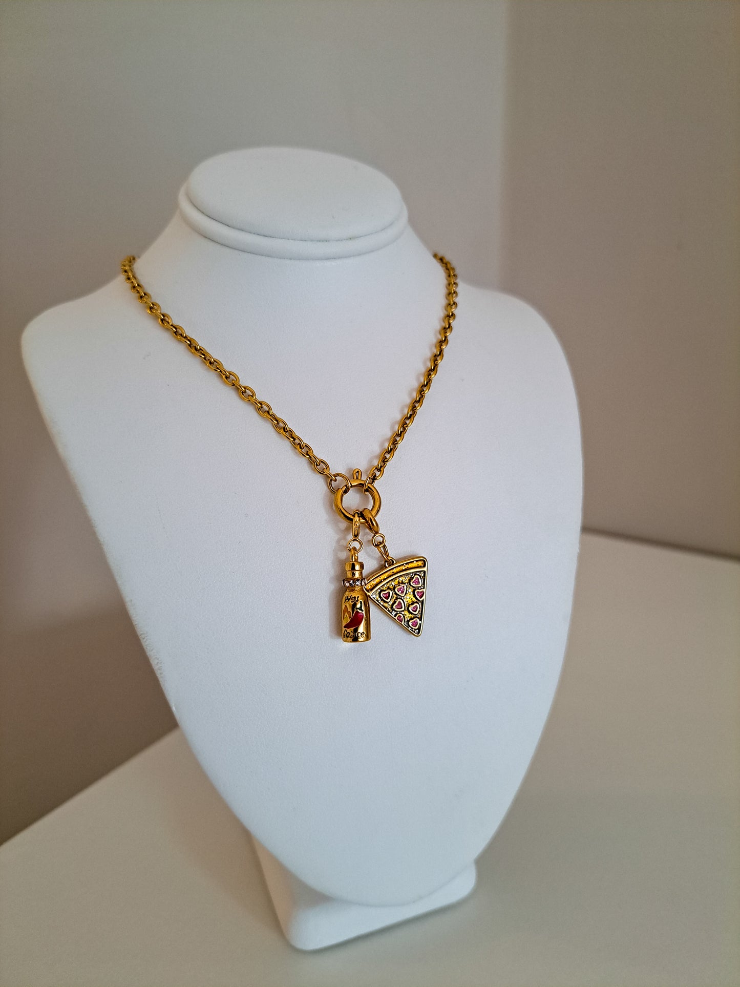 Custom Charm Necklace - Food