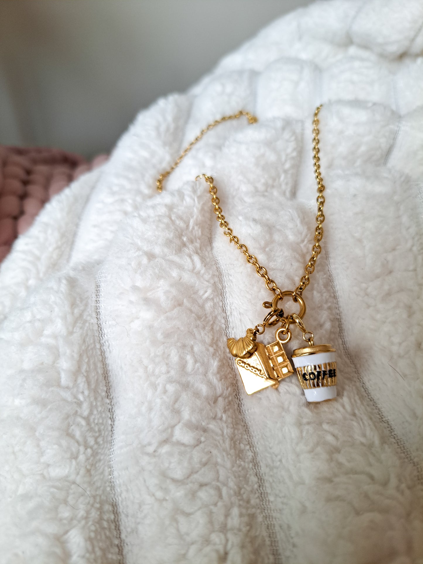 Custom Charm Necklace - Food