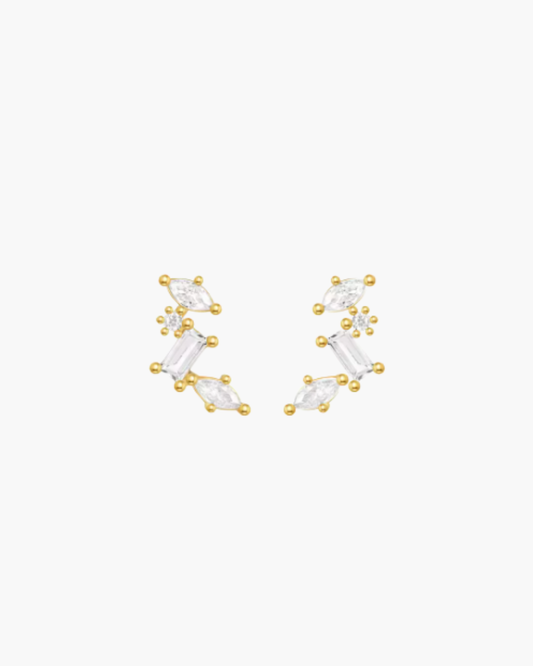 Stud down earrings