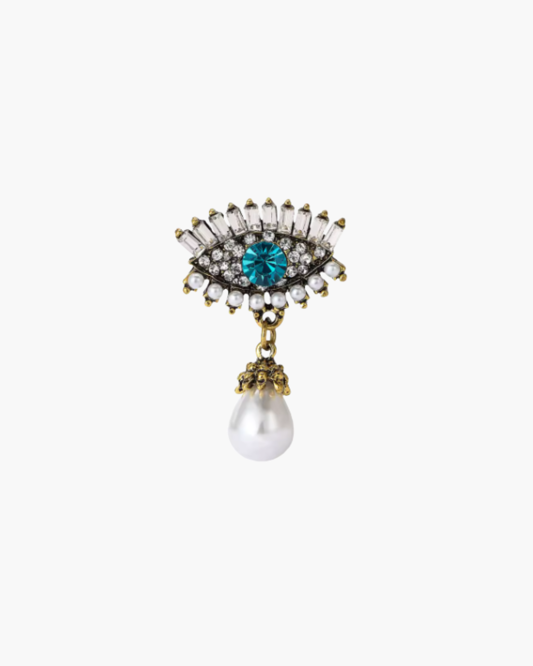 Vintage Evil Eye Brooch